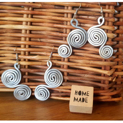 orecchini spirale doppia